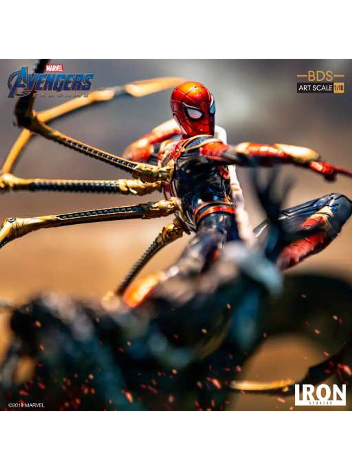 Iron Studios Spider Vs Outrider - Avengers: Endgame - BDS Art Scale - Iron Studios