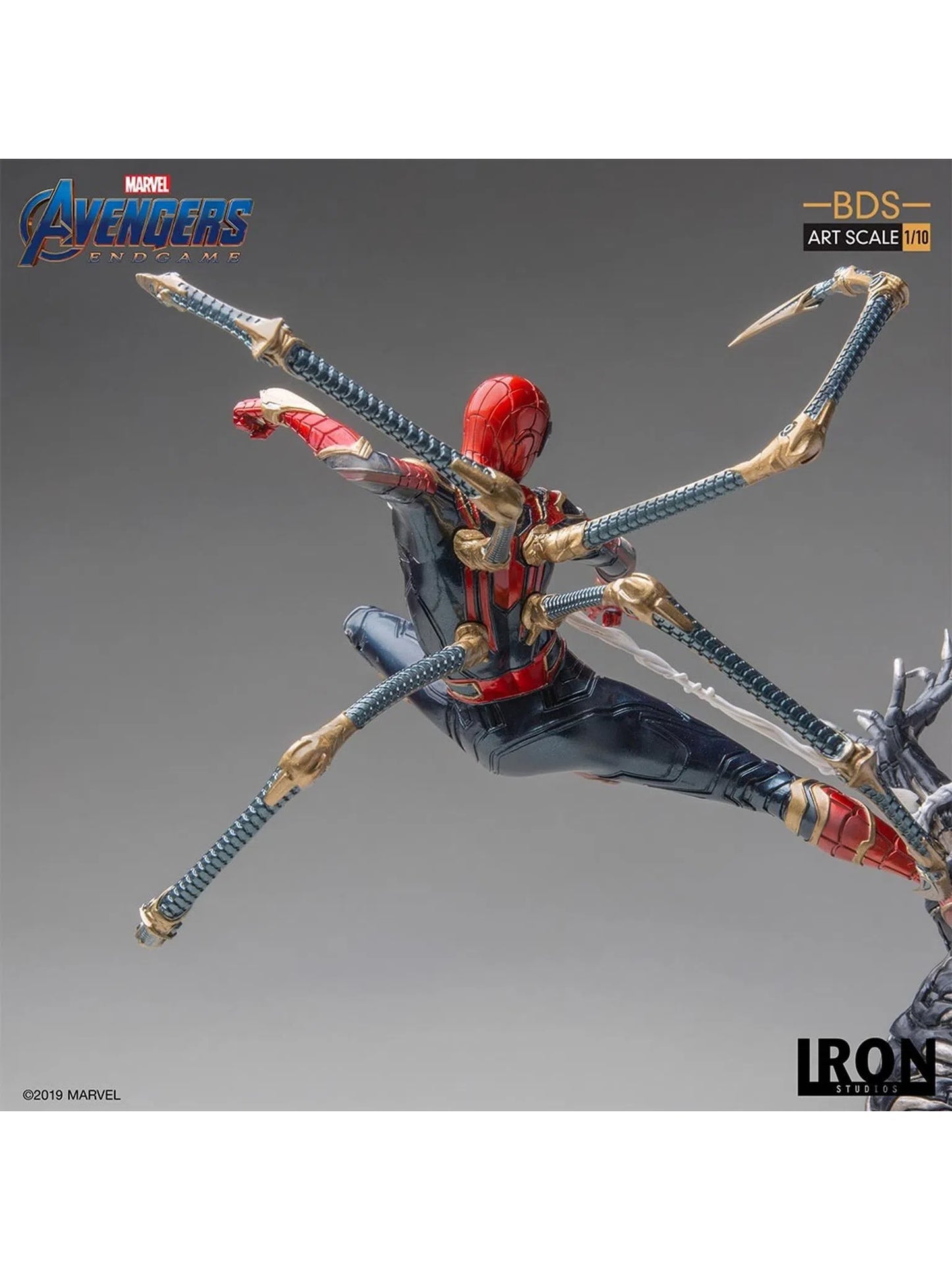 Iron Studios Spider Vs Outrider - Avengers: Endgame - BDS Art Scale - Iron Studios