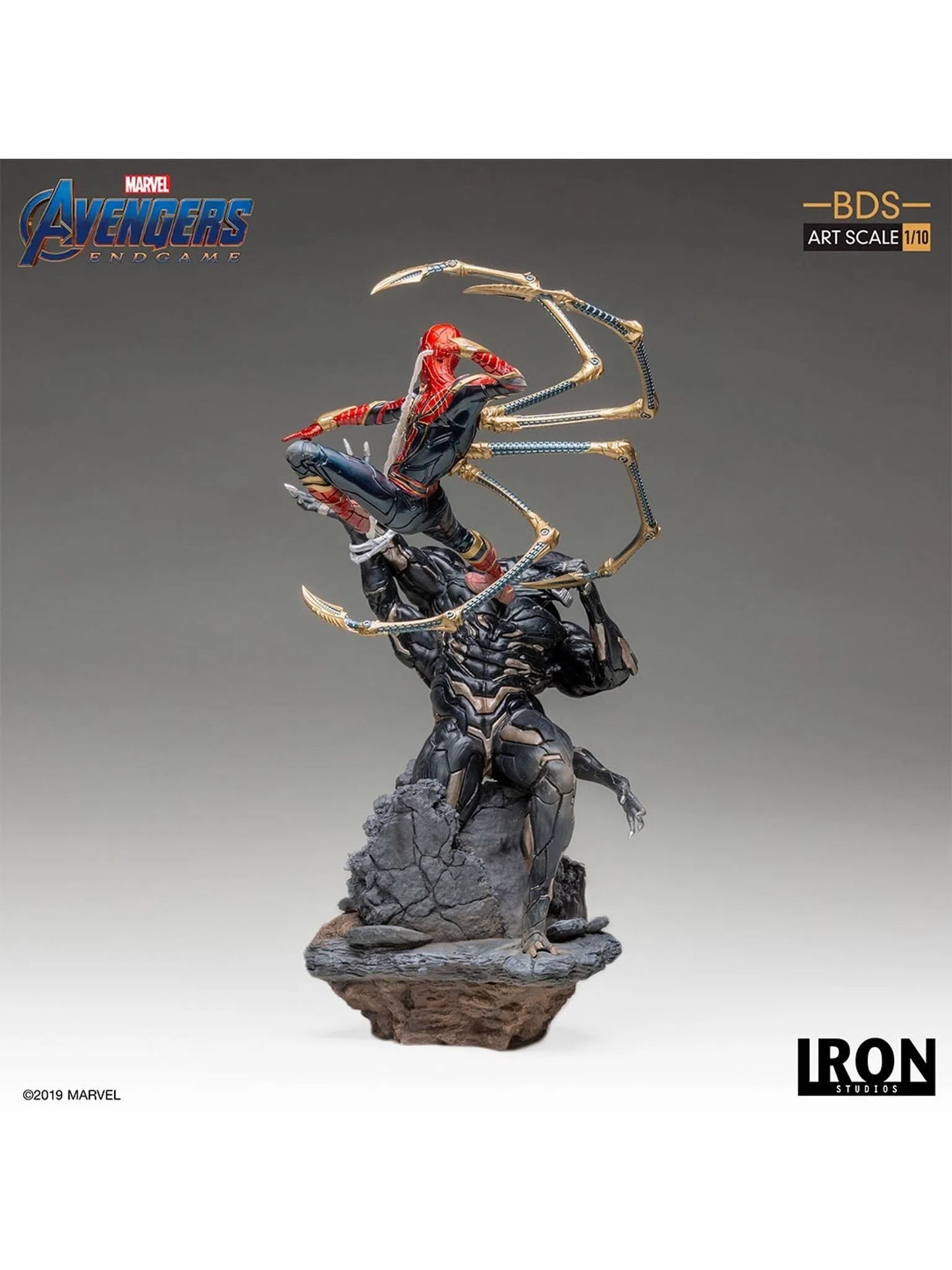 Iron Studios Spider Vs Outrider - Avengers: Endgame - BDS Art Scale - Iron Studios