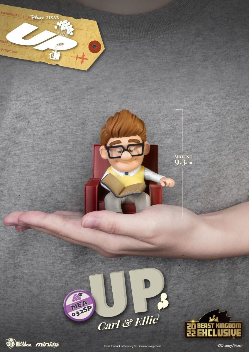 Beast Kingdom Disney Pixar UP SERIES Carl and Ellie 2'li Paket