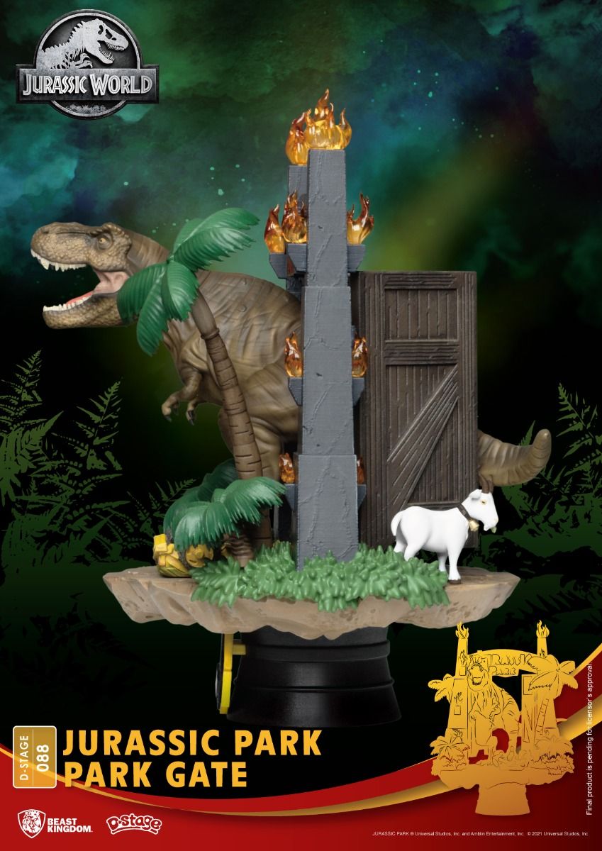 Beast Kingdom Diorama Stage-088- Park Gate Series-Jurassic Park
