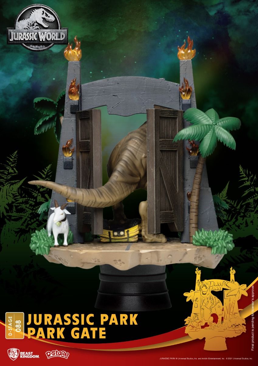 Beast Kingdom Diorama Stage-088- Park Gate Series-Jurassic Park