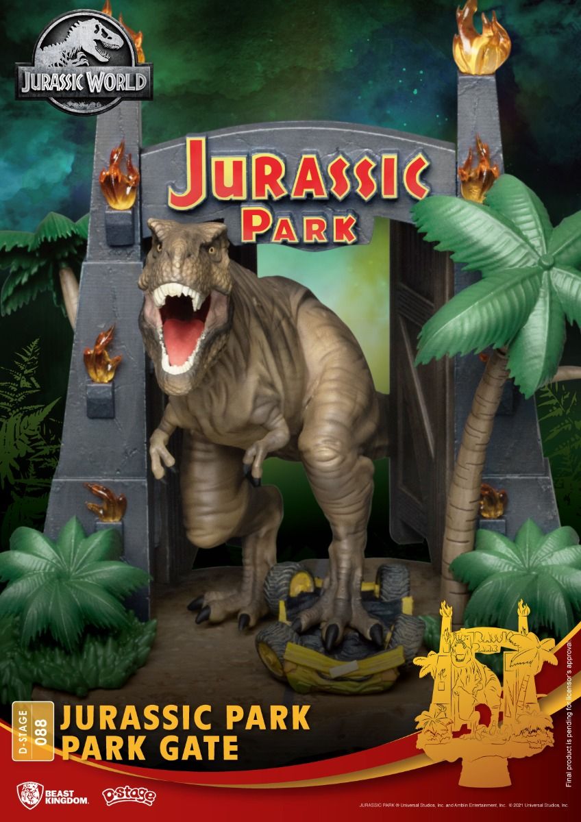 Beast Kingdom Diorama Stage-088- Park Gate Series-Jurassic Park