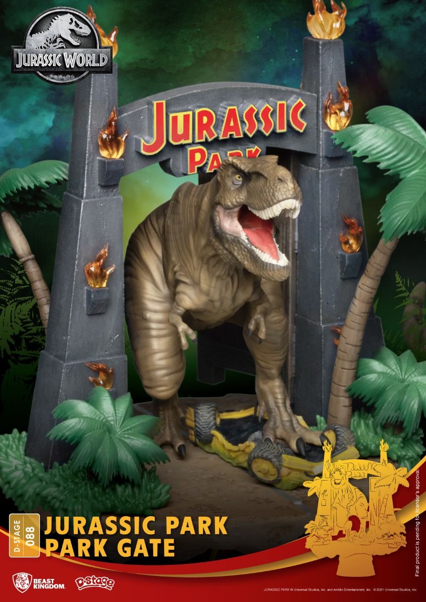 Beast Kingdom Diorama Stage-088- Park Gate Series-Jurassic Park