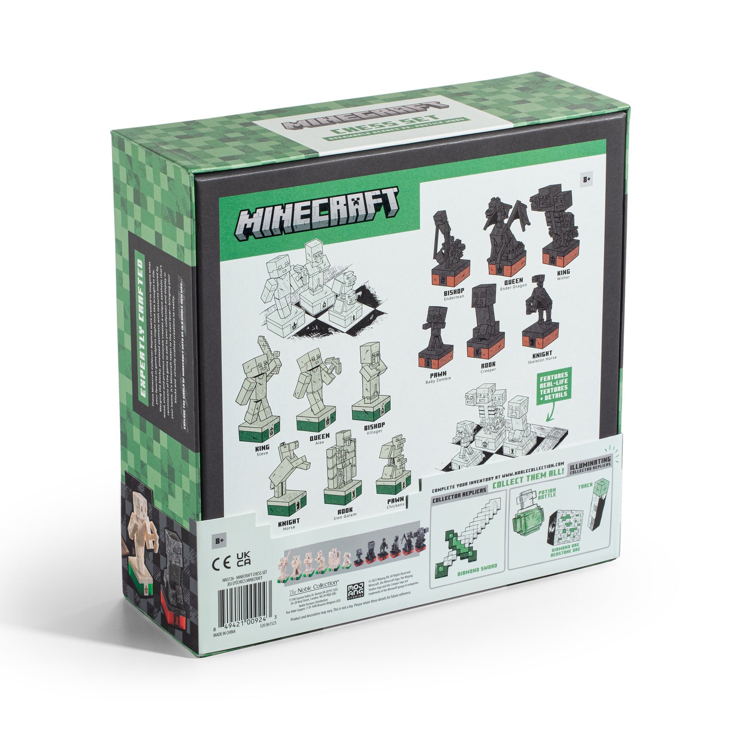 Noble Collection Minecraft Chess Set