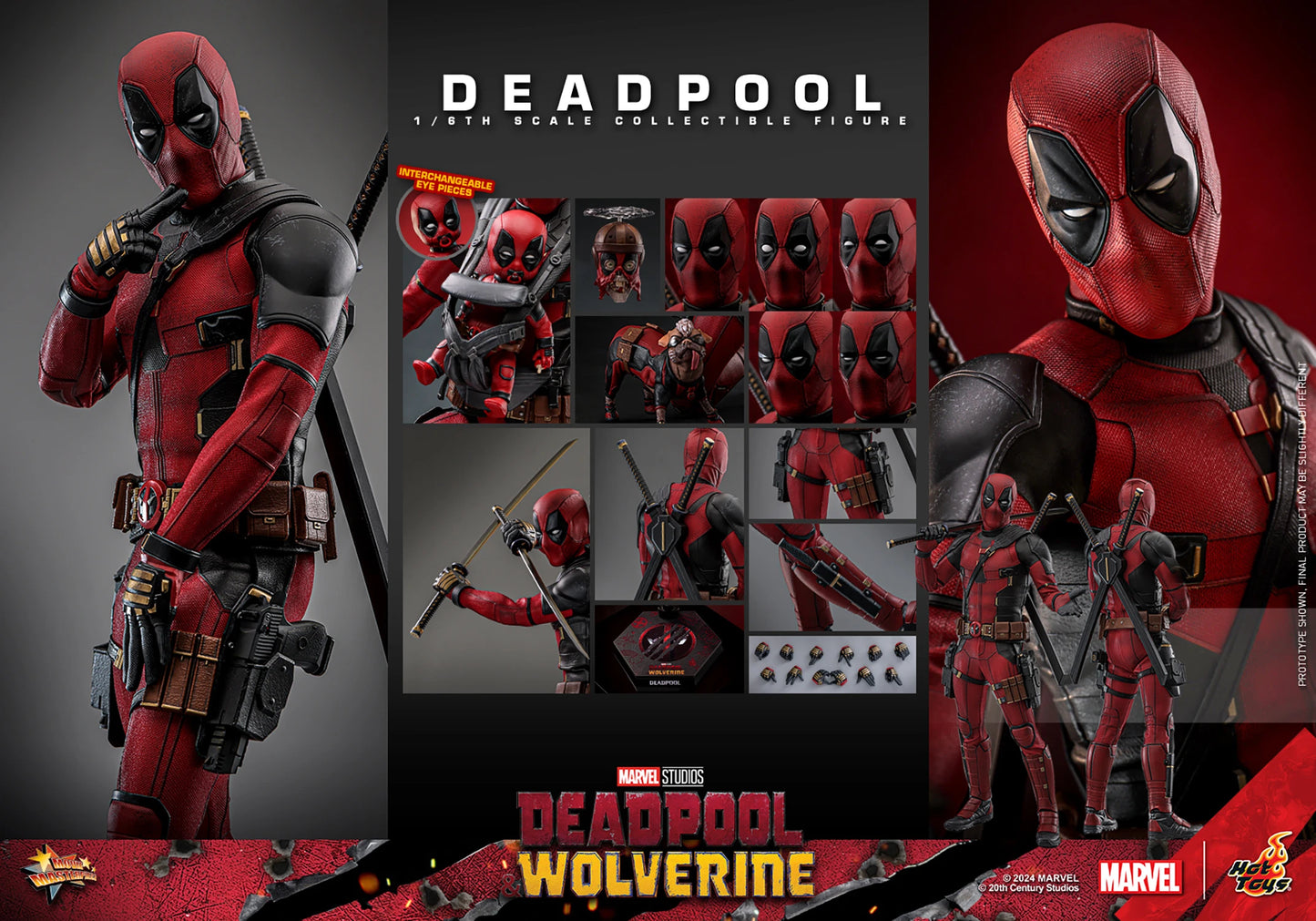 Sideshow Deadpool 1:6 - Deadpool 3 (Hot Toys)