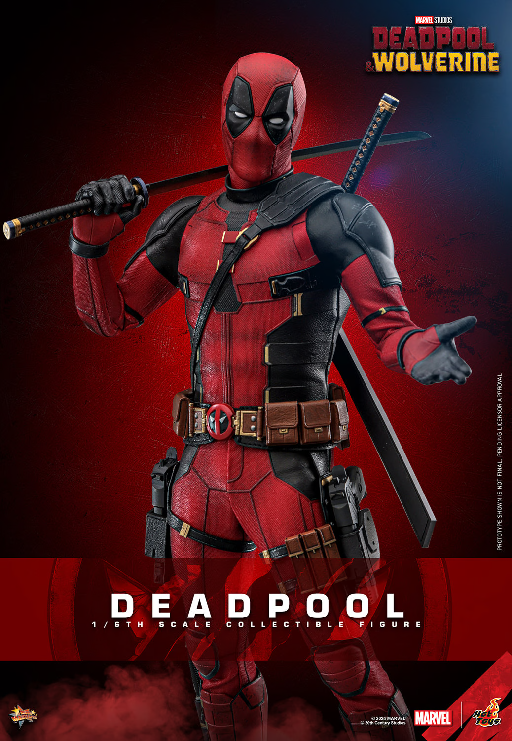 Sideshow Deadpool 1:6 - Deadpool 3 (Hot Toys)