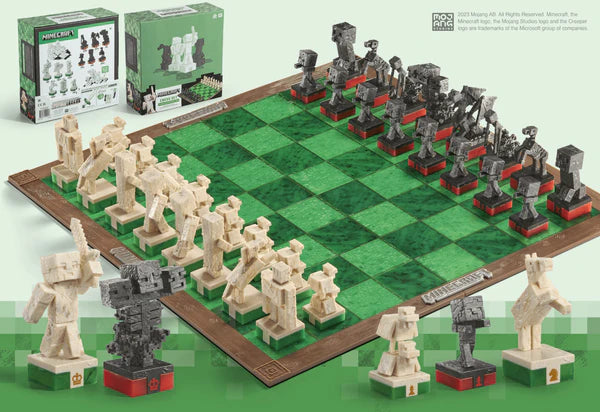 Noble Collection Minecraft Chess Set