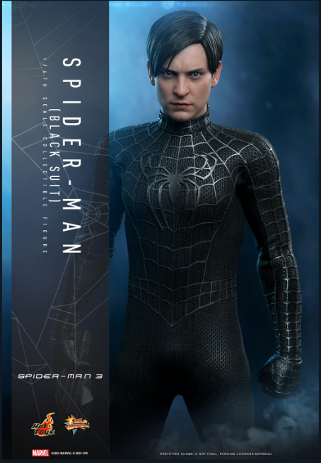 Sideshow Spider-Man (Black Suit) – Deluxe Versiyon | 1/6 Ölçekli Figür