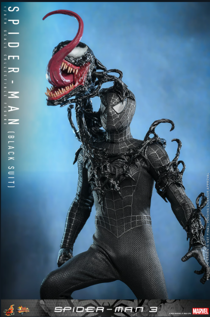 Sideshow Spider-Man (Black Suit) – Deluxe Versiyon | 1/6 Ölçekli Figür