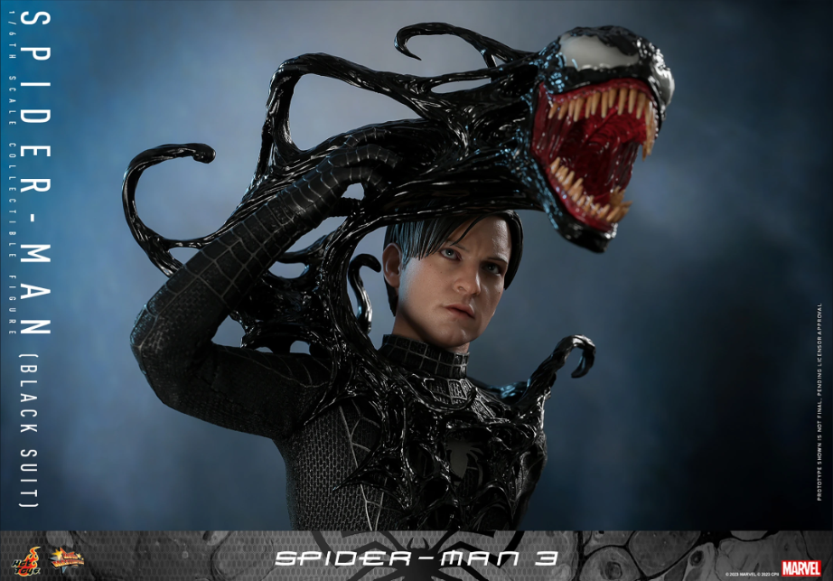 Sideshow Spider-Man (Black Suit) – Deluxe Versiyon | 1/6 Ölçekli Figür