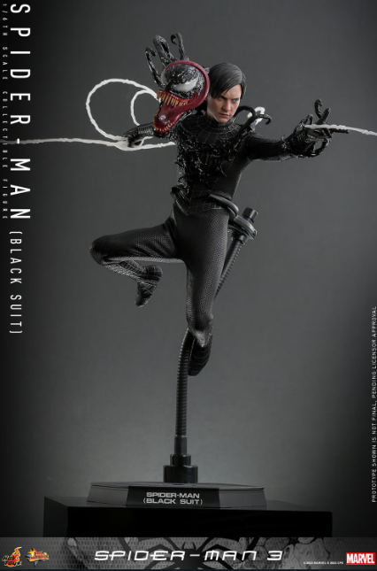 Sideshow Spider-Man (Black Suit) – Deluxe Versiyon | 1/6 Ölçekli Figür
