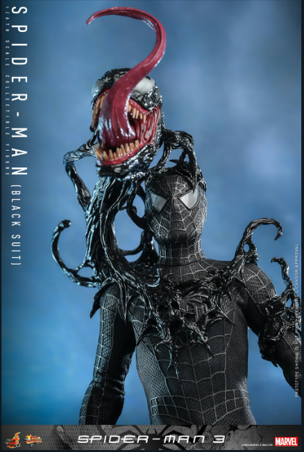 Sideshow Spider-Man (Black Suit) – Deluxe Versiyon | 1/6 Ölçekli Figür