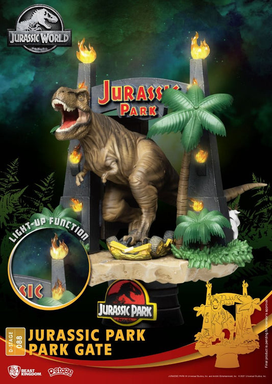 Beast Kingdom Diorama Stage-088- Park Gate Series-Jurassic Park