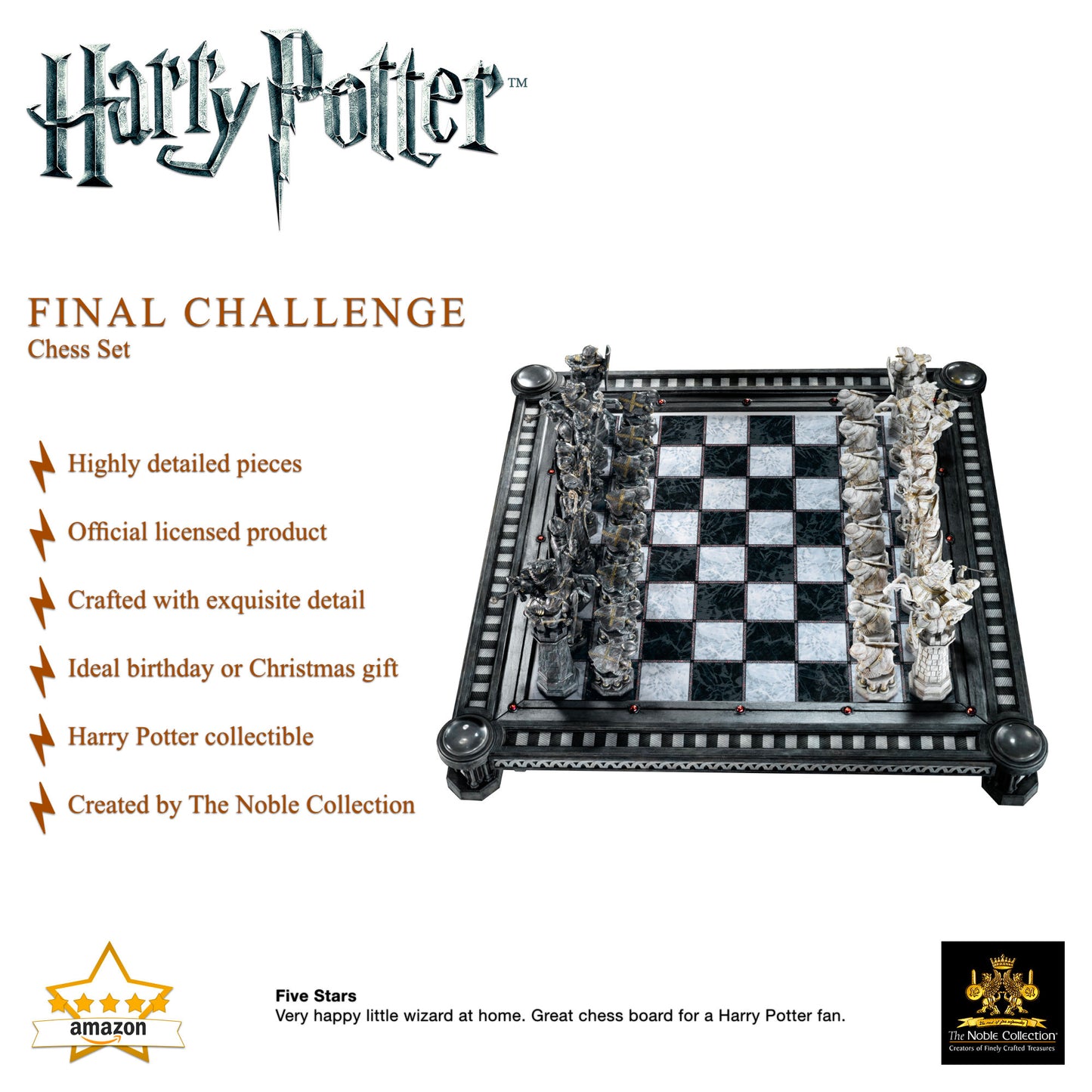 Noble Collection Harry Potter Final Challenge Chess Set