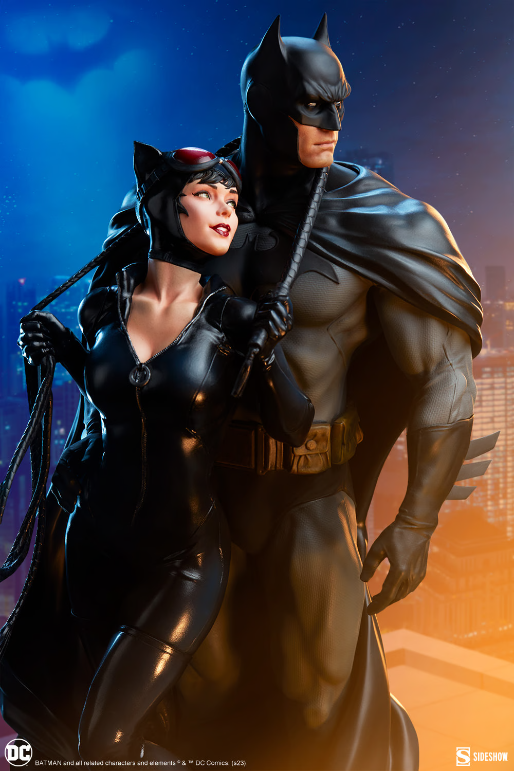 Sideshow Batman and Catwoman Diorama