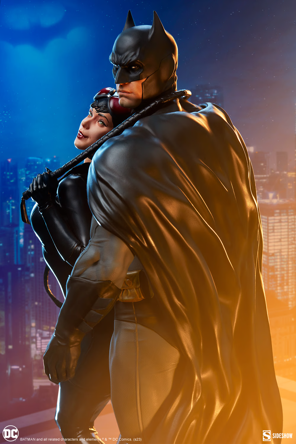 Sideshow Batman and Catwoman Diorama