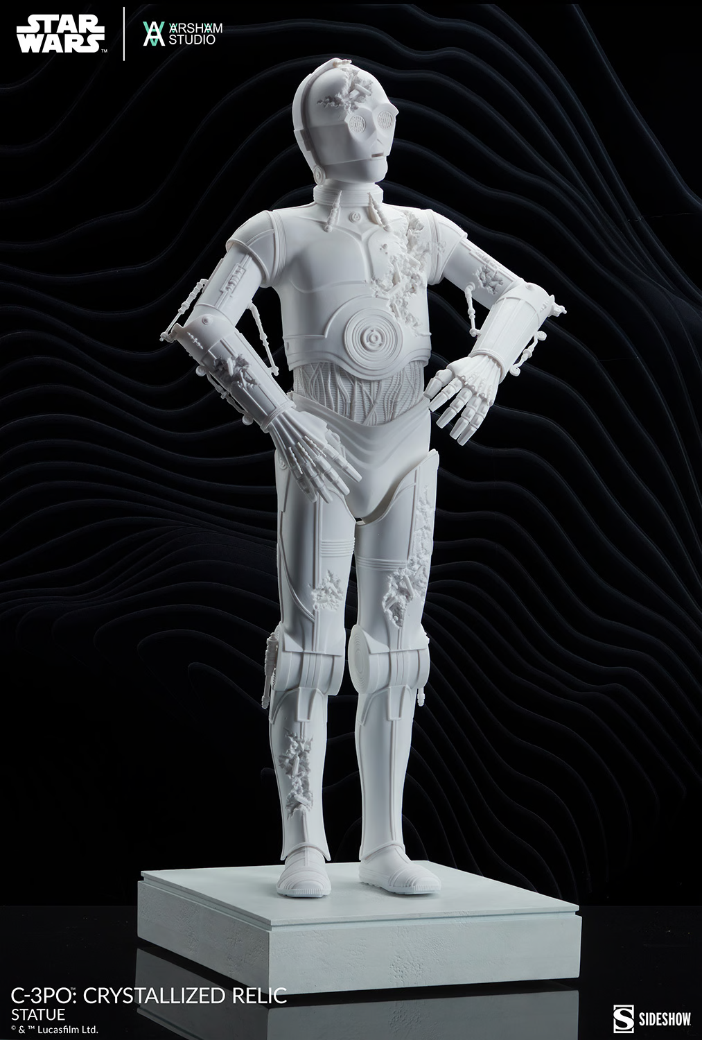 SideShow C-3PO Crystallized Relic Statue