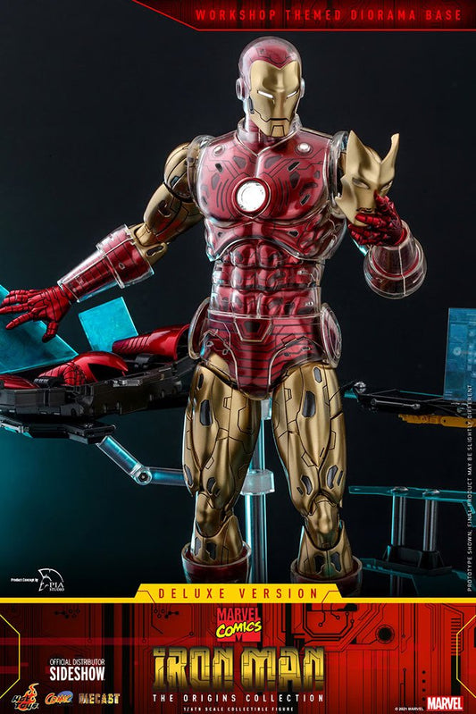 Sideshow Premium Figür Iron Man (Deluxe) - The Origins Collection - Comics Masterpiece Series