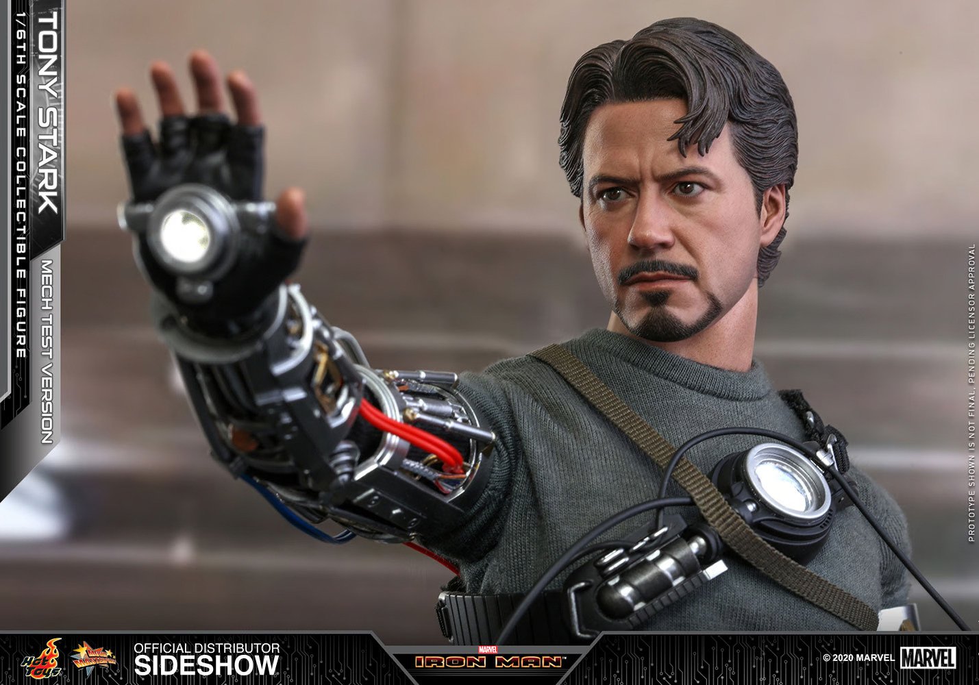 Sideshow Premium Figür Marvel Tony Stark (Mech Test Version - Special Edition)